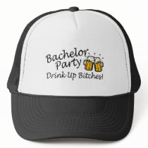 Bachelor Party (Drink Up Bitches) Mesh Hat