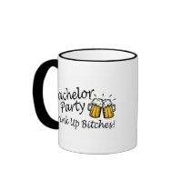 Bachelor Party (Drink Up Bitches) mugs