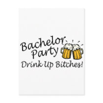 Bachelor Party (Drink Up Bitches) Postcards