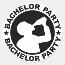 Bachelor Party drinking Sticker