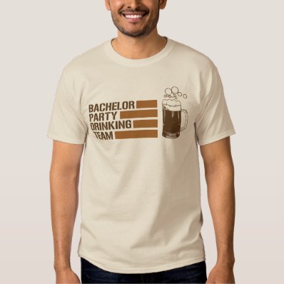 bachelor party drinking team t shirt