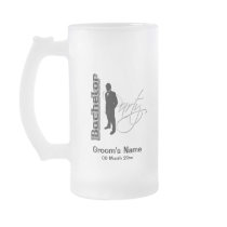 Bachelor party - grooms beer mugs & cups