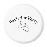 Bachelor Party Handcuffs Refrigerator Magnets