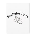 Bachelor Party Handcuffs Postcard