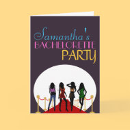 Bachelor Party / Hens Night Invitation Card card