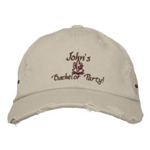 Bachelor Party I Stone embroidered hats