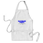 Bachelor Party In Progress (Blu) aprons