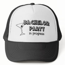 Bachelor party in progress hat