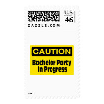 Bachelor Party In Progress postage by TeeZazzle Bachelor Party In Progress postage