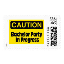 Bachelor Party In Progress postage by TeeZazzle Bachelor Party In Progress postage