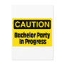 Bachelor Party In Progress Postcard