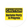 Bachelor Party In Progress Sticker