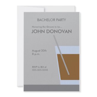 Bachelor Party Invitation invitation