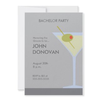 Bachelor Party Invitation invitation