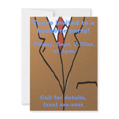 Bachelor party Invitation by Evart_production