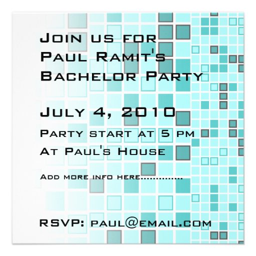 Bachelor Party Invitation