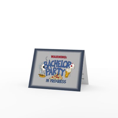 Bachelor Party Invitation Card by bachelorbachelorette