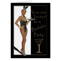 Bachelor Party Invitation Cocktail Party with Sexy cards