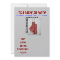 Bachelor Party Invitations Fight left , Boxing Glo by JeffandJess Bachelor Party Invitations Fight left , Boxing Glo