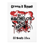 Bachelor party invitations template
