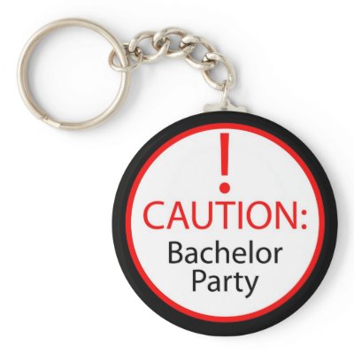 Bachelor party keyring key chain by catherinenoy