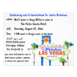Bachelor Party Las Vegas Sign invitations