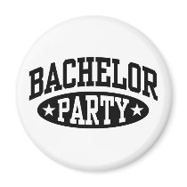 Bachelor Party Refrigerator Magnets