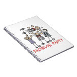 Bachelor Party Spiral Note Books