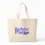Bachelor Party Official Blue Tote Bag
