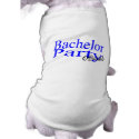 Bachelor Party Official Blue pet clothing