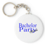 Bachelor Party Official Blue Keychains