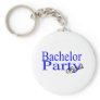 Bachelor Party Official Blue Keychains