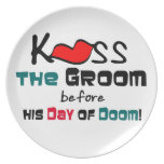 Bachelor Party Dinner Plates