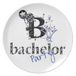 Bachelor Party Dinner Plate