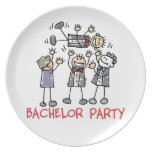 Bachelor Party Plates