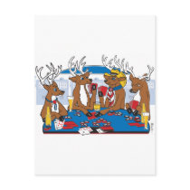 Bachelor Party Poker Player Postcard