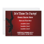 Bachelor Party Pole Dancer Invitations