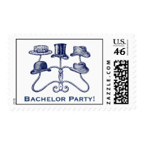 Bachelor Party Postage Stamps