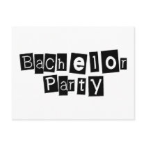 Bachelor Party Postcards