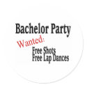 Bachelor Party (Shots and Lap Dances) stickers by BacheloretteGirl Bachelor Party (Shots and Lap Dances) stickers