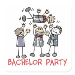 Bachelor Party Stickers