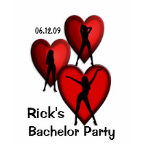 Bachelor Party T-Shirt - Sexy Dancing Girls by bachelor_party_shop Bachelor Party T-Shirt - Sexy Dancing Girls