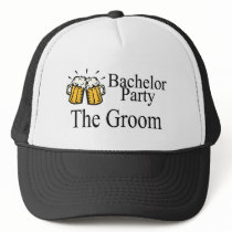 Bachelor Party The Groom Trucker Hats