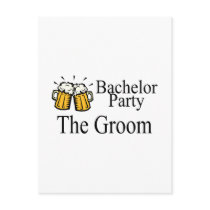 Bachelor Party The Groom Post Cards