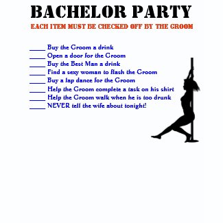 BACHELOR PARTY shirt