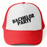 Bachelor Party Wedding Black Hats