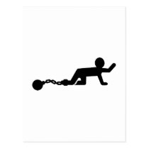 Bachelor Party Wedding slave postcards