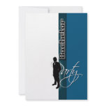 Bachelor stag "boys night out" party custom announcements
