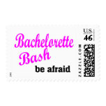 Bachelorette Bash Be Afraid Postage Stamp