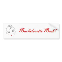 Bachelorette Bash bumper stickers by WeddingsBest Bachelorette Bash bumper stickers
